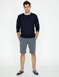 9891 Navy Pocket Detailed Short