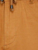 9893 Beige Tie Waist Short