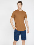 9898 Navy Pocket Detailed Short