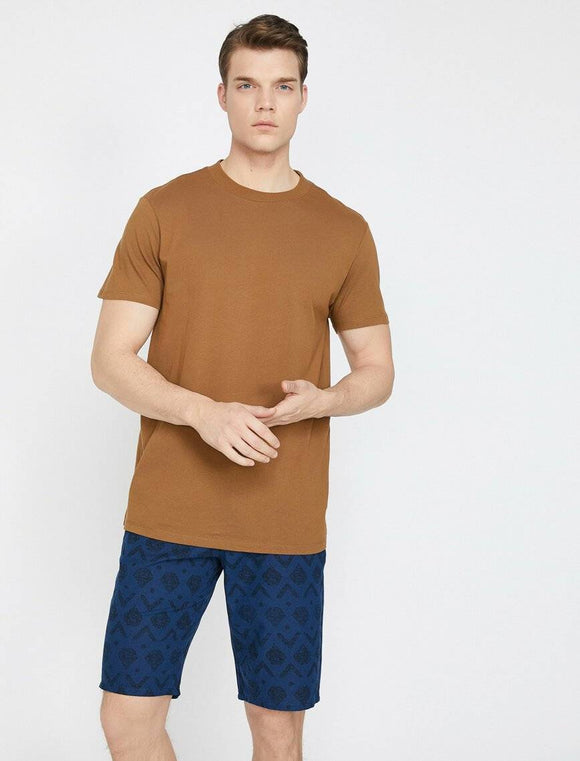 9898 Navy Pocket Detailed Short