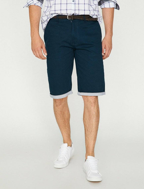 9902 Navy Pocket Detailed Short