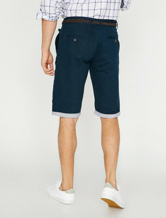 9902 Navy Pocket Detailed Short