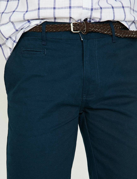 9902 Navy Pocket Detailed Short