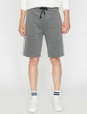 9906 Anthracite Tie Waist Short