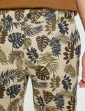 9907 Beige Patterned Short