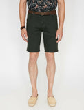 9909 Dark Green Pocket Detailed Short