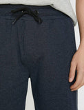 9910 Navy Patterned Short