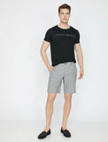 9912 Grey Pocket Detailed Short