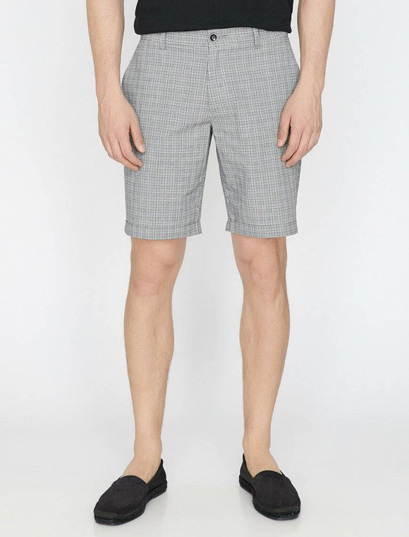 9912 Grey Pocket Detailed Short