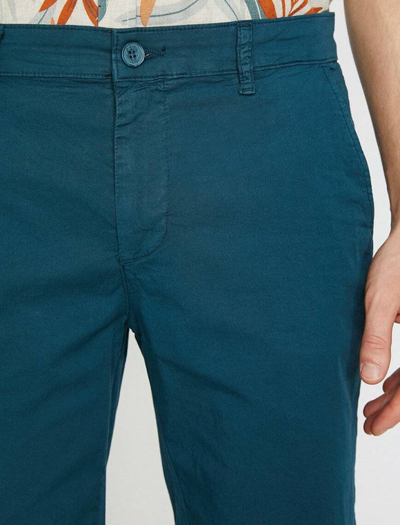 9913 Blue Pocket Detailed Short