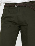 9917 Dark Green Pocket Detailed Short