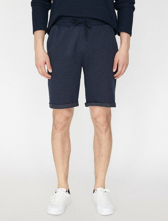 9921 Navy Pocket Detailed Short