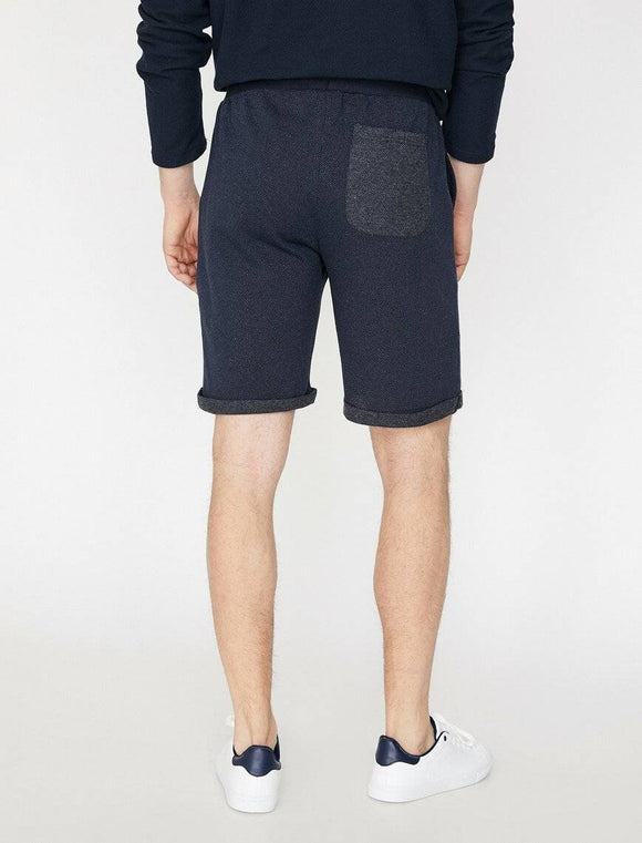9921 Navy Pocket Detailed Short