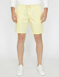 9922 Yellow Pocket Detailed Short