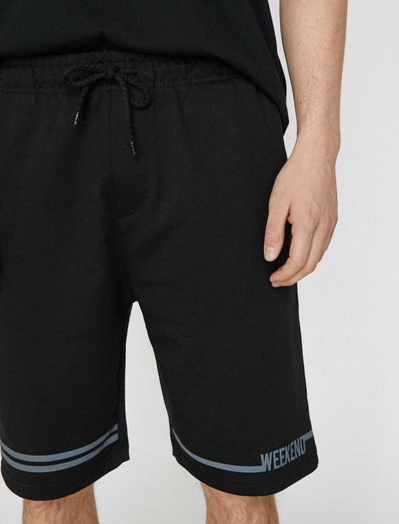 9923 Black Tie Waist Short