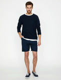 9929 Navy Pocket Detailed Short
