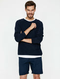 9929 Navy Pocket Detailed Short