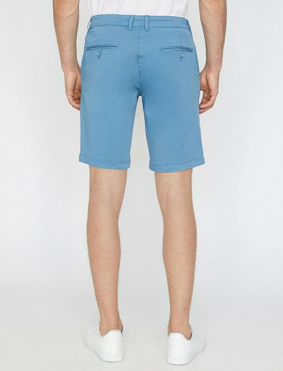 9940 Blue Pocket Detailed Short