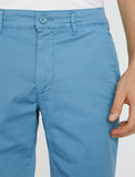 9940 Blue Pocket Detailed Short