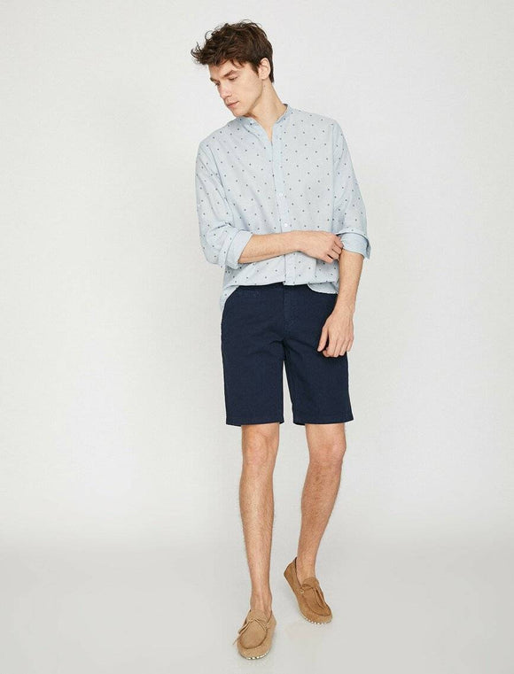 9941 Indigo Pocket Detailed Short