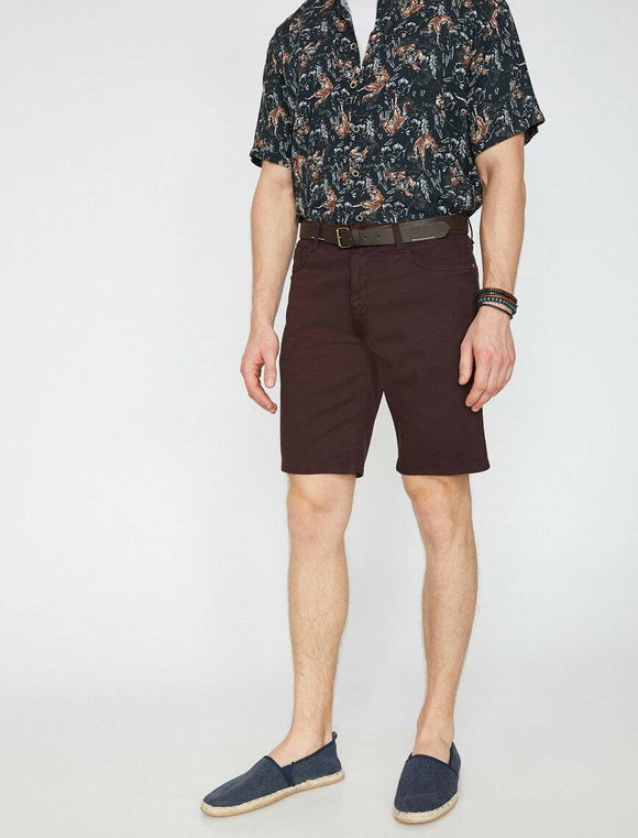 9946 Bordeaux Pocket Detailed Short