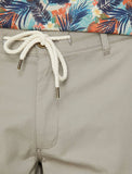 9948 Beige Pocket Detailed Short