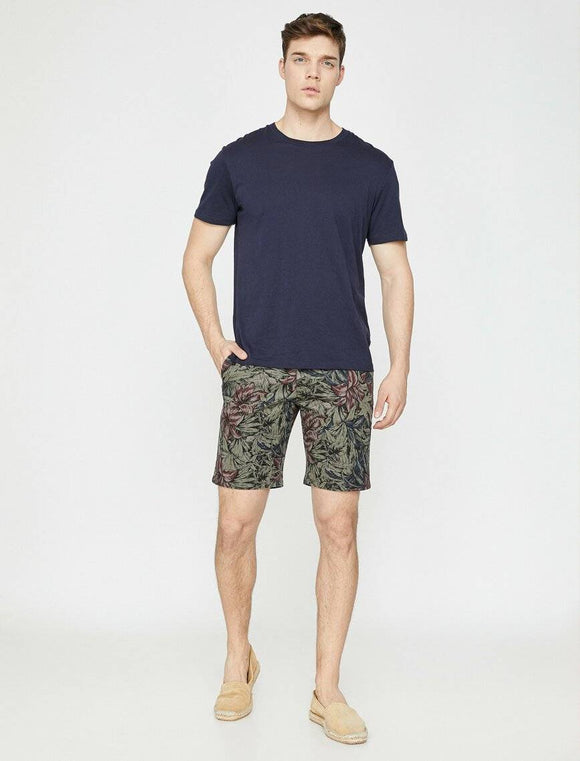 9957 Khaki Pocket Detailed Short