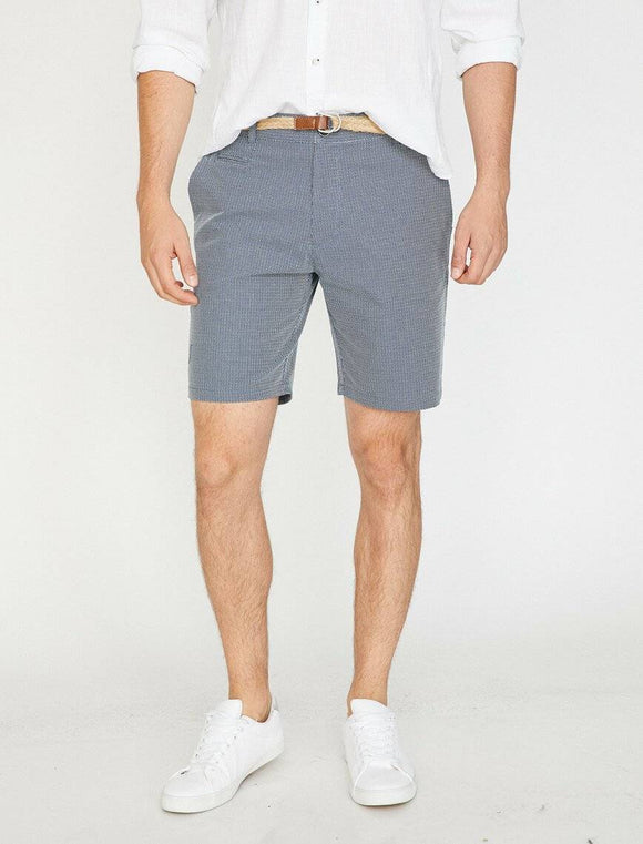 9960 Blue Pocket Detailed Short