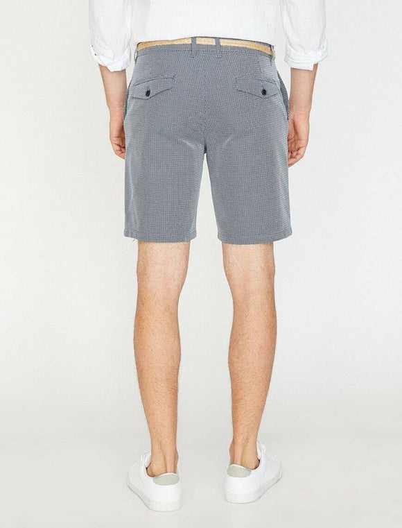 9960 Blue Pocket Detailed Short