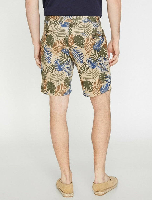 9962 Beige Pocket Detailed Short