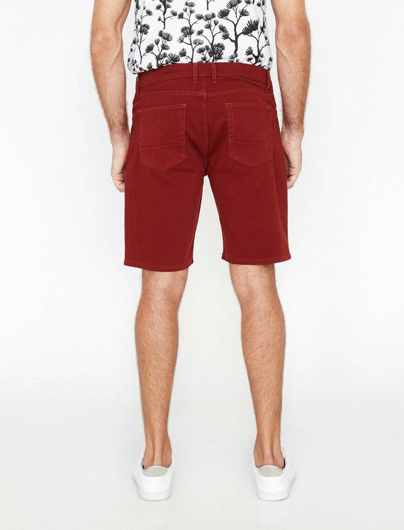 9967 Red Pocket Detailed Short