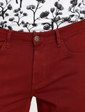 9967 Red Pocket Detailed Short