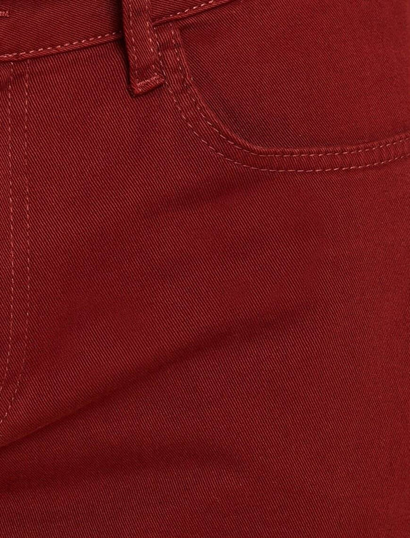 9967 Red Pocket Detailed Short