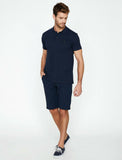 9973 Navy Pocket Detailed Short