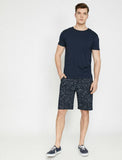 9990 Navy Pocket Detailed Short