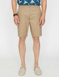 9999 Beige Pocket Detailed Short