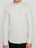 10184 Grey Polo Neck T-Shirt