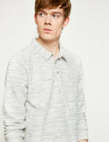 10335 Grey Polo Neck T-Shirt