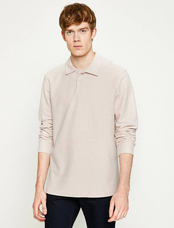 10339 Pink Polo Neck T-Shirt