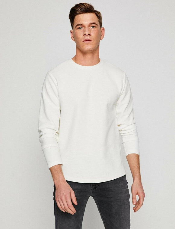 10466 White Crew Neck T-Shirt