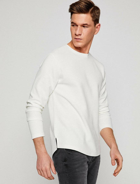 10466 White Crew Neck T-Shirt