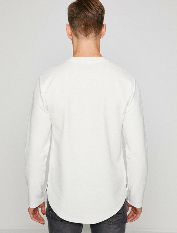 10466 White Crew Neck T-Shirt