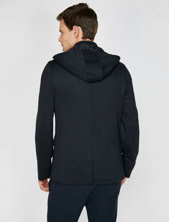 10809 Navy Hooded Jacket