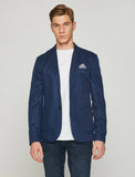 10810 Blue Pocket Detailed Blazer