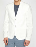 10811 White Linen Blazer