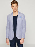 10819 Blue Plain Blazer