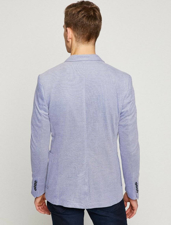 10819 Blue Plain Blazer