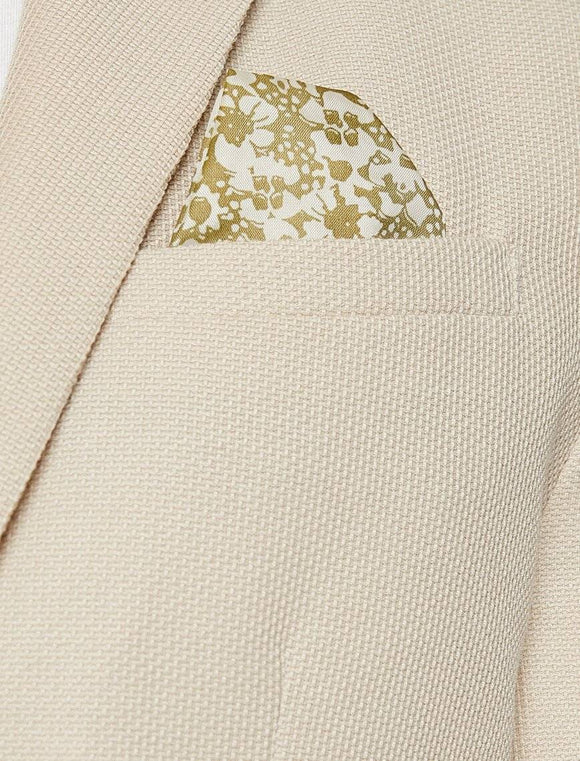 10820 Beige Plain Blazer