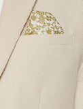 10820 Beige Plain Blazer