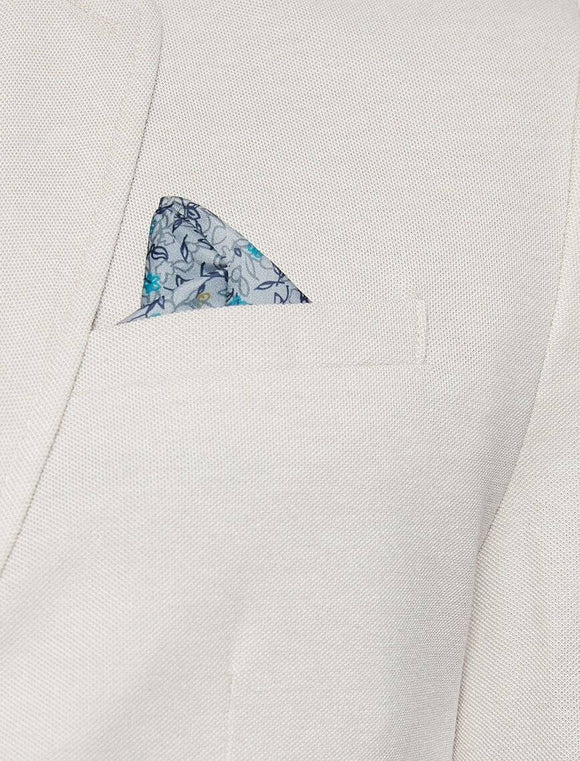 10830 Beige Button Detailed Blazer